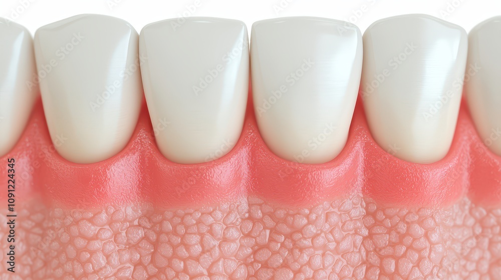 Obraz premium Healthy gum care tips for oral health home lifestyle close-up view