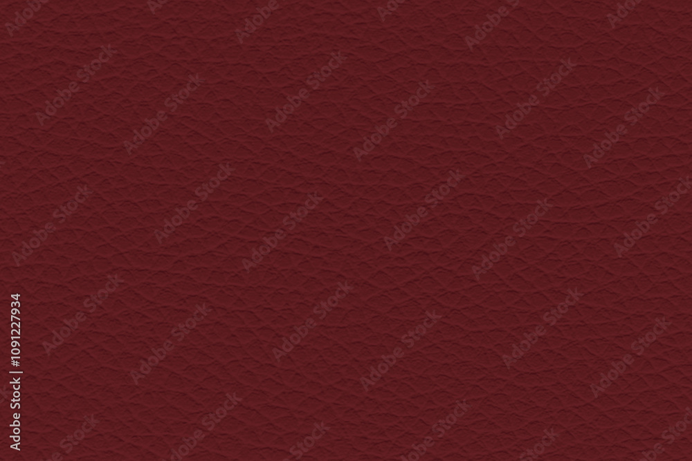 Fototapeta premium Dark Red Textured Background with Leather Grain Pattern