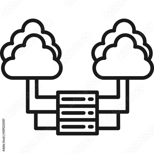 Cloud storage Icon