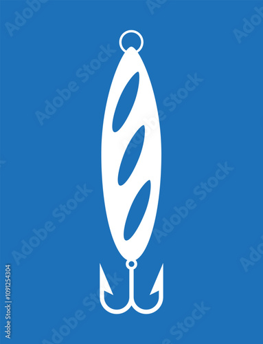Fishing spoon. Fishing spoon for catching predatory fish at different times of the year. Winter fishing spoon.