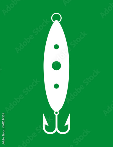 Fishing spoon. Fishing spoon for catching predatory fish at different times of the year. Winter fishing spoon.