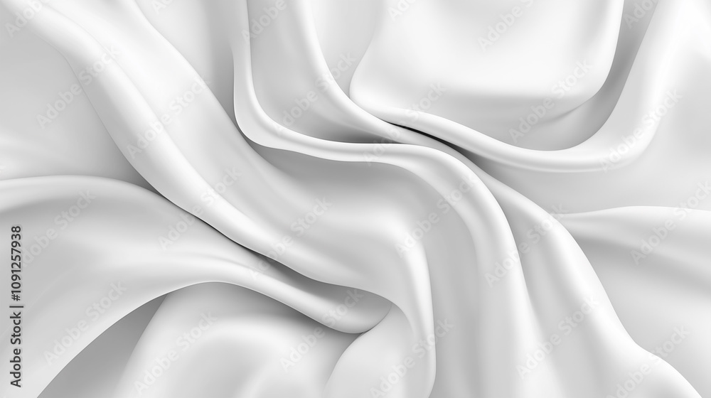 Obraz premium white silk background