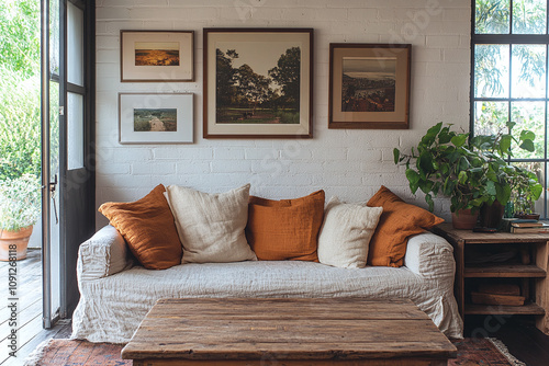 The charming interior of a modest australian home, showcasing everyday scenes.