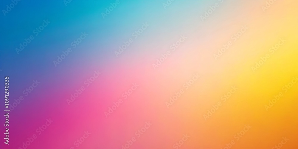 Obraz premium Abstract Gradient Background - Blue, Pink, Yellow, Gradient, Background ,gradient ,background