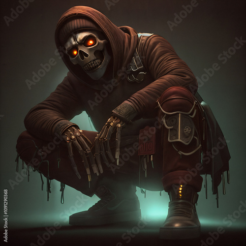 person in a mask