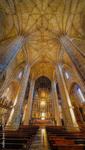 interior of the church, Logrono, La Rijoa, Spain, Europe, Sepetmber 2024