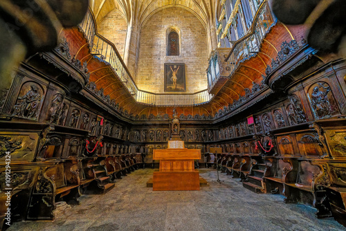 interior of the church, Logrono, La Rijoa, Spain, Europe, Sepetmber 2024