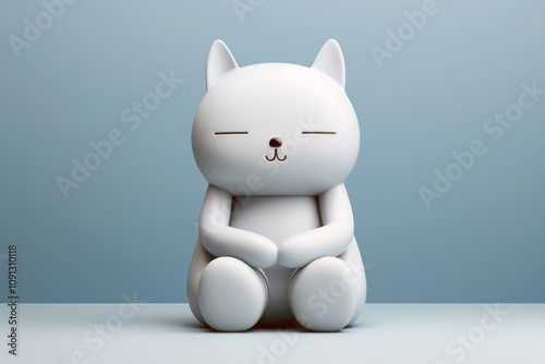 Zen Cat Meditating