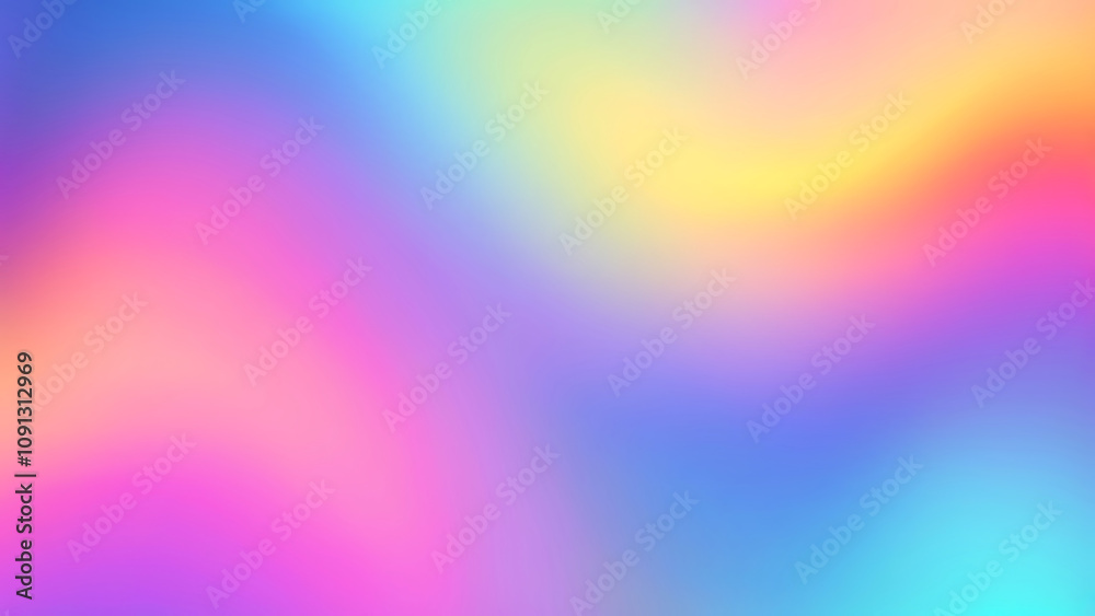 Obraz premium blurred rainbow background template
