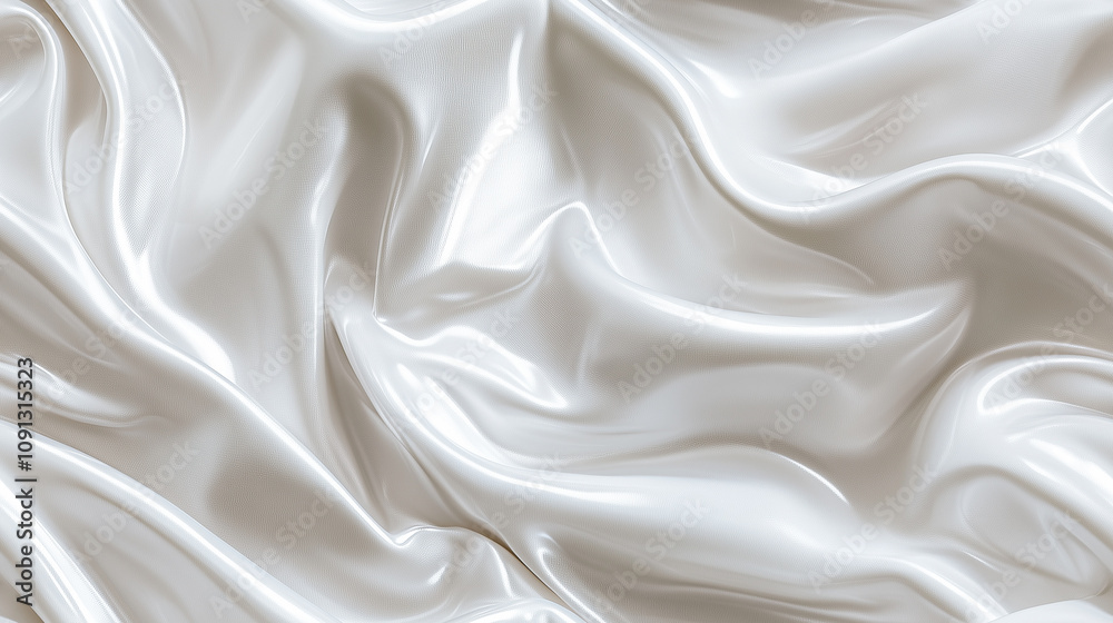 White latex fabric White latex fabric