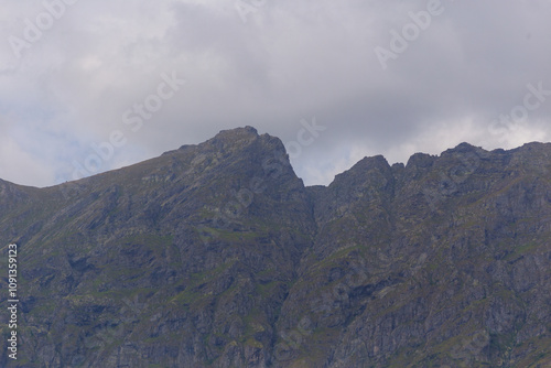 Landscape view of the Caucasus Mountains