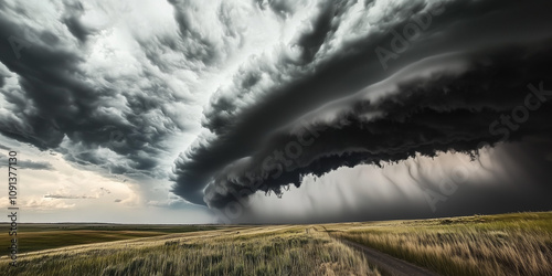 A colossal supercell storm ...