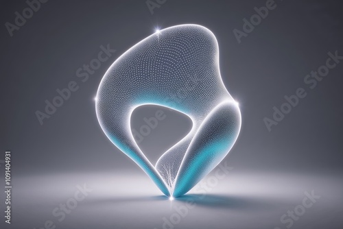 Organic Three-Dimensional Visualization with Shimmering Outline
