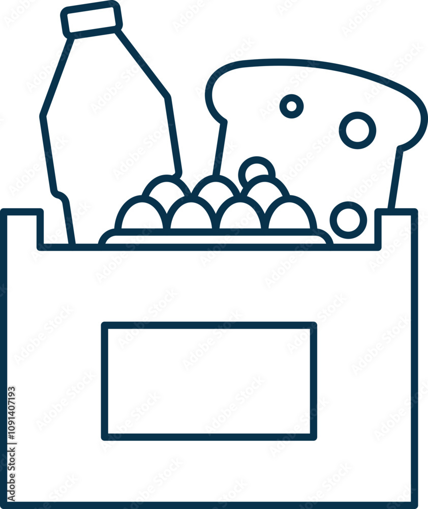 Fototapeta premium Food Drive Icon