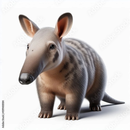 Aardvark, isolated on a white background 3 photo