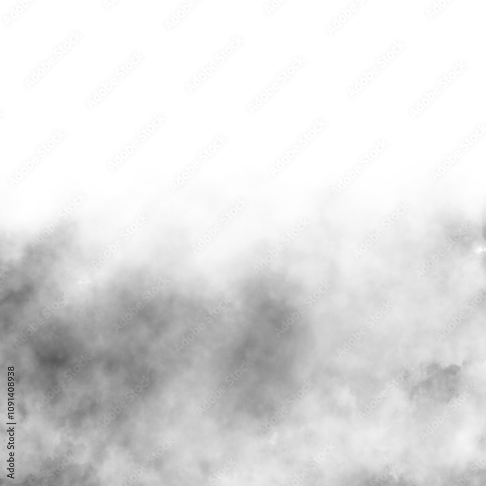 Fototapeta premium PNG smoke or fog on transparent background 