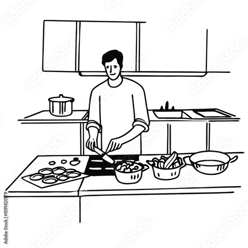 man-cooking-dinner-in-the-kitchen------.eps