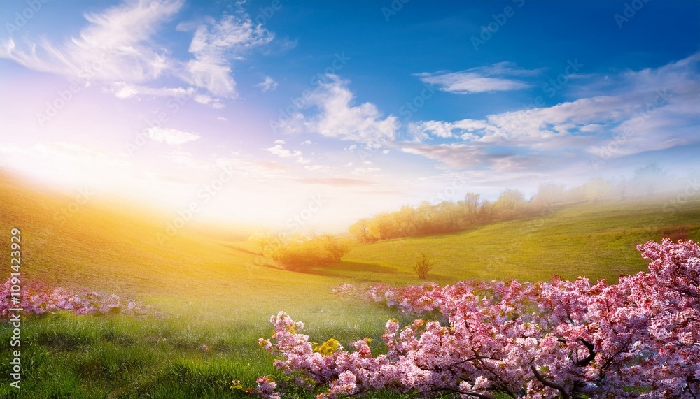 Fototapeta premium colorful spring or nature background