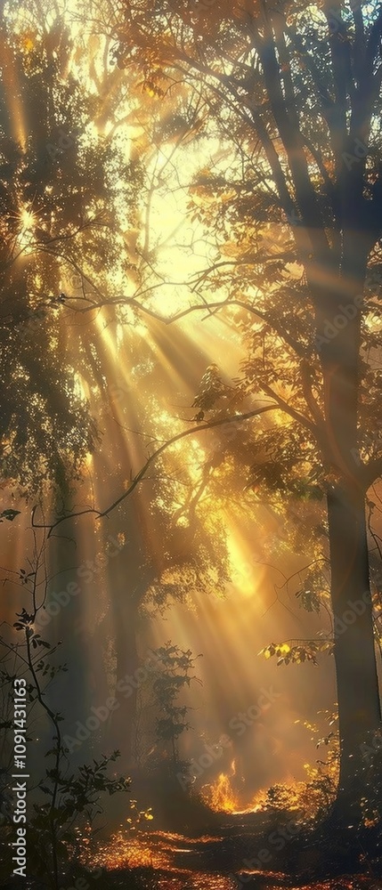 Obraz premium Divine Whispers beautiful background.