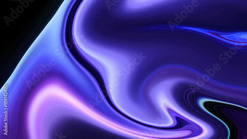 iridescent premium background. vivid illustration, iridescent background design, and abstract 3D render. 3D Illustration