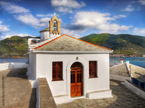 Grece Skopelos island coast