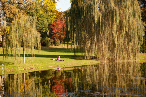 Italia, Toscana, Lucca, Marlia la villa Reale e il parco. photo