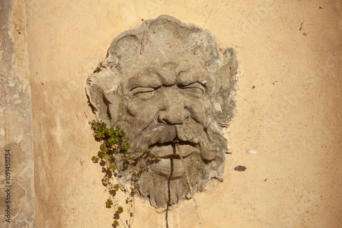 Italia, Toscana, Lucca, Marlia la villa Reale e il parco. Una fontana. photo