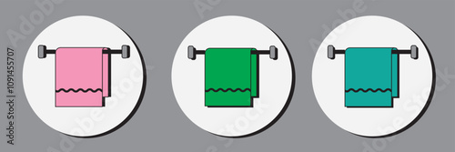 Hanging towel icon