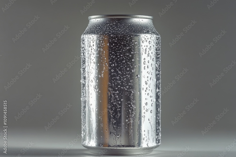 A single soda can sitting on a flat surface, often used as a decorative prop or in scenes with food and drink A single soda can sitting on a flat surface, often used as a decorative prop or in scenes with food and drink