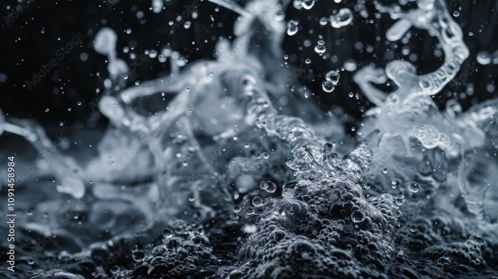 Obraz premium Abstract Splash of Water in Motion