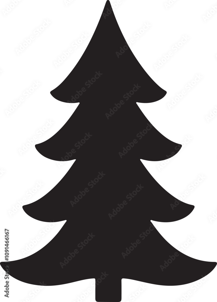 Fototapeta premium christmas tree vector