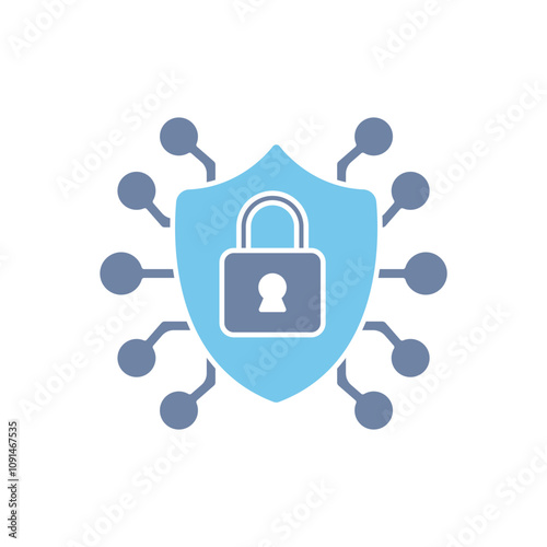 cyber security concept line icon. Simple element illustration. cyber security concept outline symbol design.