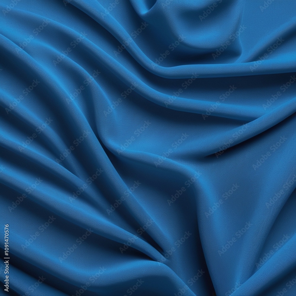 Fototapeta premium Blue sports clothing fabric football shirt texture
