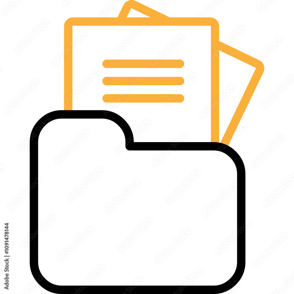 Two color floder groups tools graphics design icon flat design 