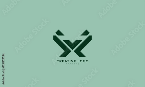 LVL Abstract initial monogram letter alphabet logo design