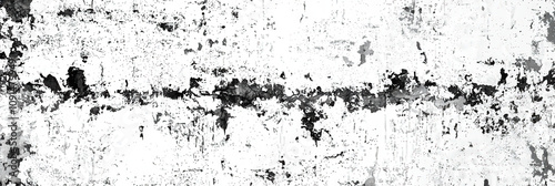 Wallpaper Mural A textured wall displays a combination of black and white hues, featuring peeling paint and visible cracks, creating a rustic and worn aesthetic within an indoor environment Torontodigital.ca