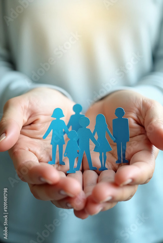 family holding hands