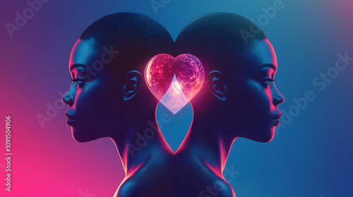 Multiple Personality Day. Bipolar Disorder concept. Split Personality concept.