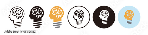 Icons for creative acts, thinking, and ideas