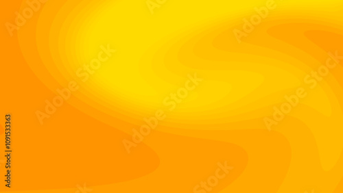 Orange abstract background with sharp wavy lines and gradient transition, dynamic swirl shape. Inclined bends