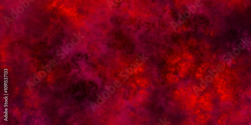 Abstract black and red fantasy watercolor background. .Freeze motion of red color fire particles splashing. Dark Red horror scary background. Dark grunge red texture concrete. Colorful smoke close-up	