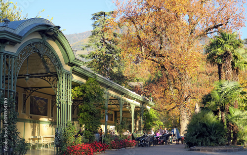 Meran, Merano, Wandelhalle, portico, Südtirol, Alto Adige