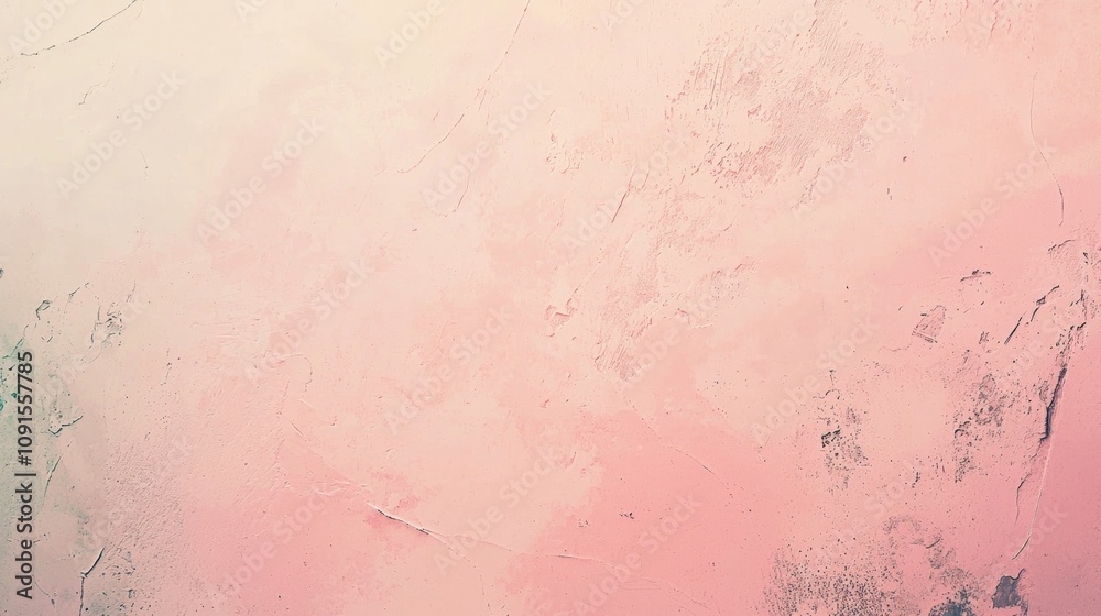 Fototapeta premium Beautiful pink and green gradient wall with textures, perfect for adding style and creativity to any project