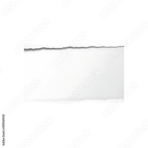 Wallpaper Mural Torn Paper Edge Design on Transparent Background
 Torontodigital.ca