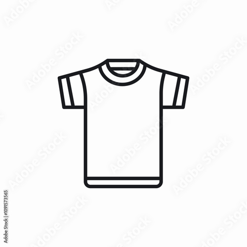 t shirt clothes icon sign vector