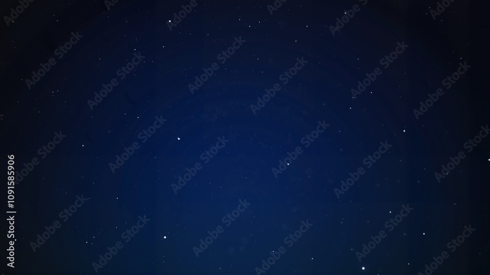 Fototapeta premium Starry blue night sky with cosmic elements