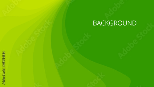 Green and yellow abstract background with waves and gradient transition, blended lines, overlay pattern
