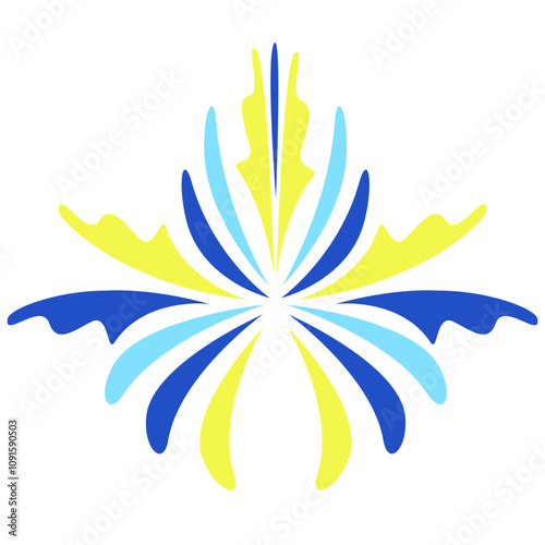 	
Asbstract floral pattern	
