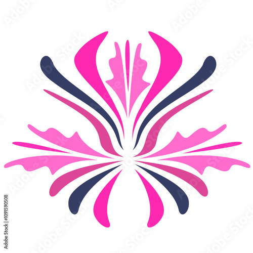 	
Asbstract floral pattern	
