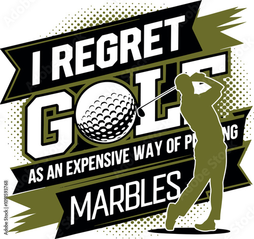 Golfing T-shirt Design
